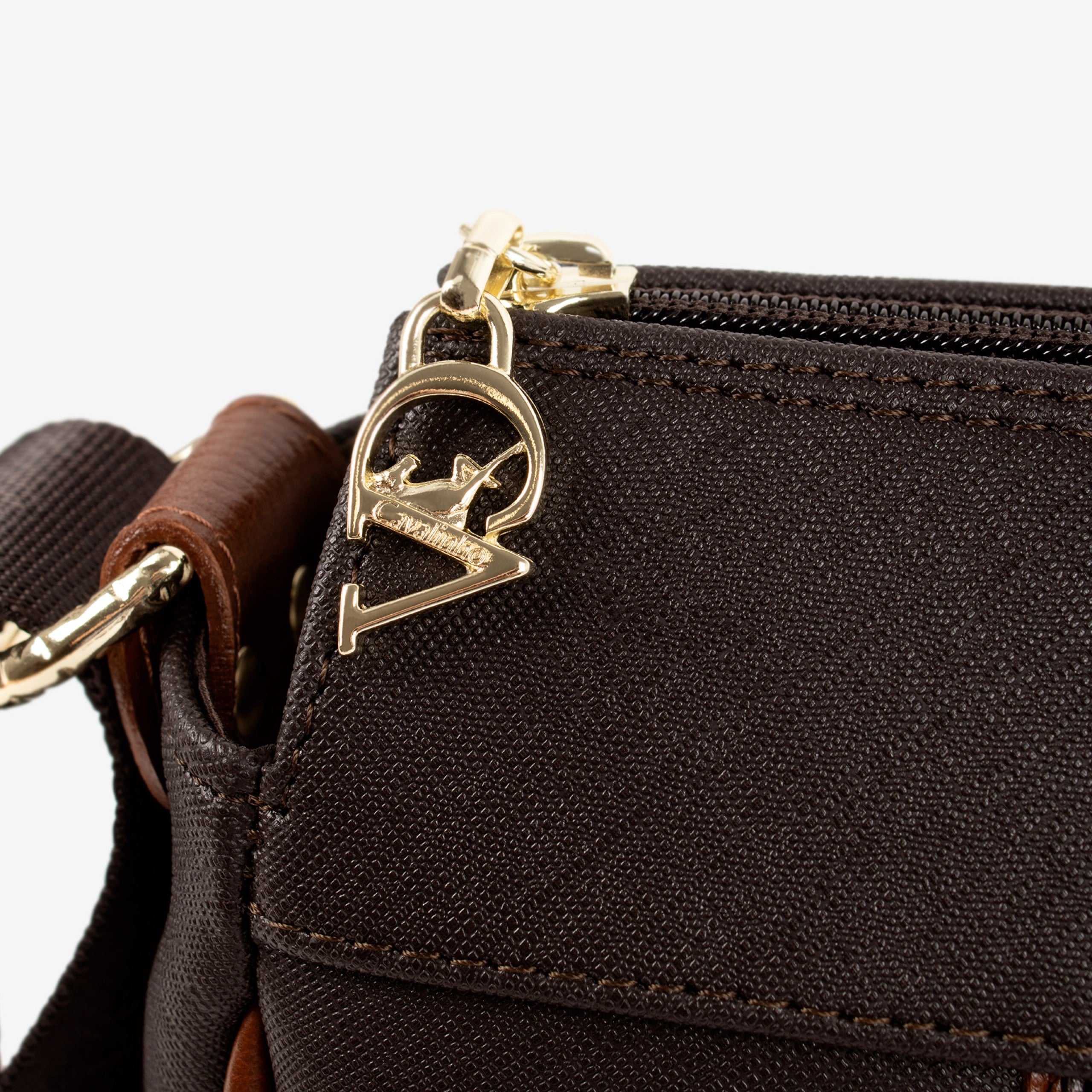 Cavalinho Origem Brown Crossbody Bag SKU 16300344.20 #color_darkbrown / saddlebrown