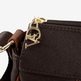 Cavalinho Origem Brown Crossbody Bag SKU 16300344.20 #color_darkbrown / saddlebrown