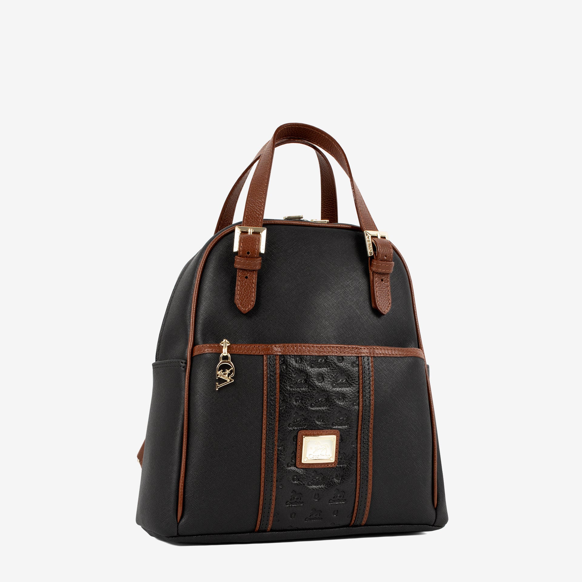 Cavalinho Origem Black Backpack SKU 16300548.32 #color_black / brown