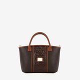 Cavalinho Origem Brown Mini Handbag Tote SKU 16300577.20 #color_darkbrown / saddlebrown