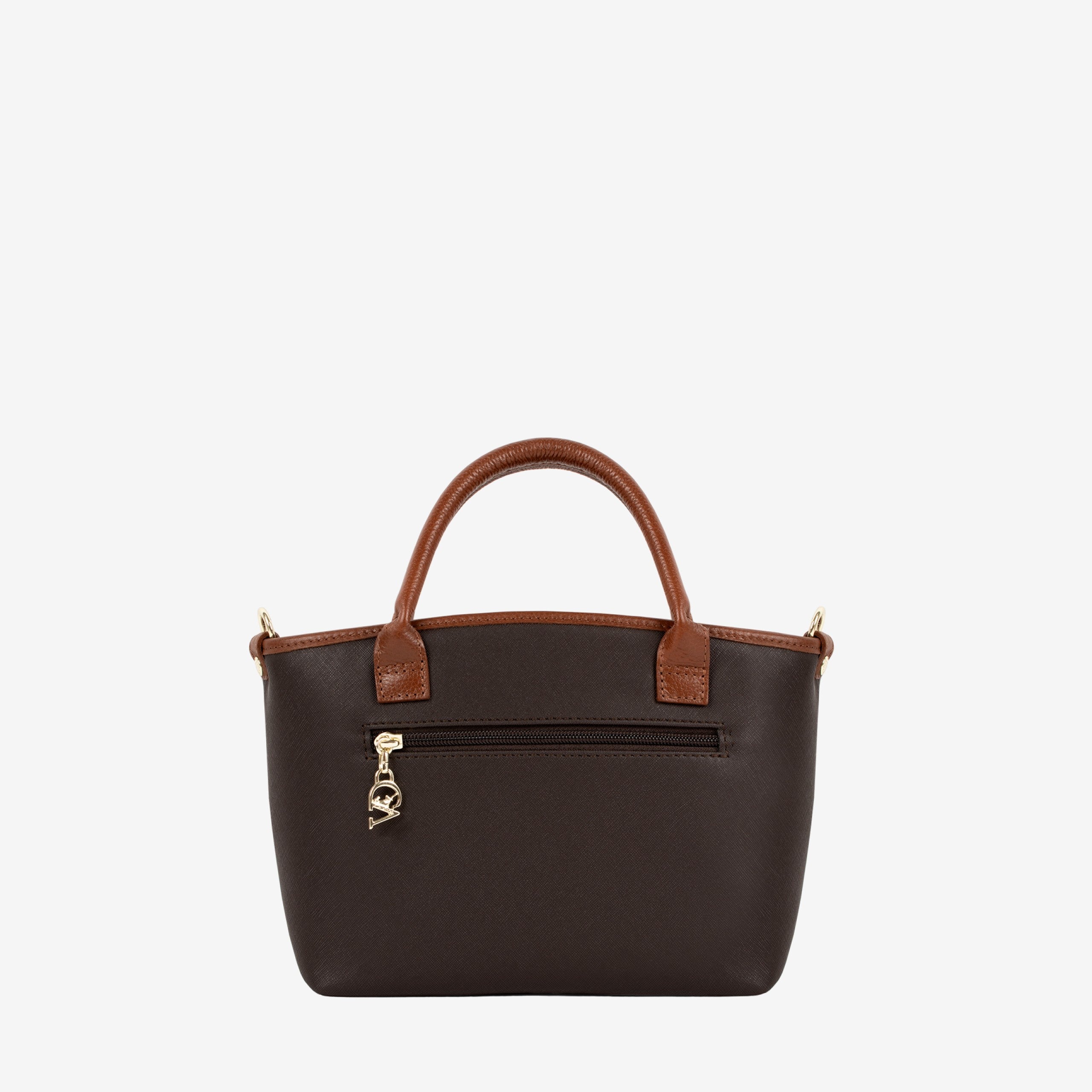 Cavalinho Origem Brown Mini Handbag Tote SKU 16300577.20 #color_darkbrown / saddlebrown