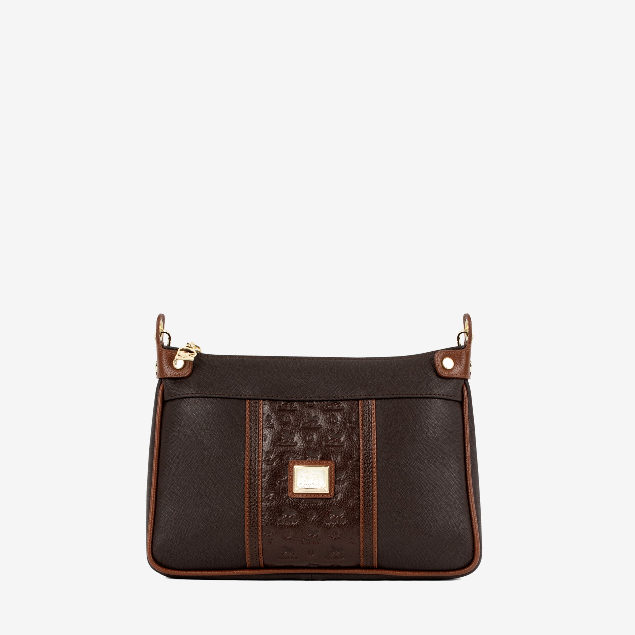 Cavalinho Origem Brown Crossbody Bag SKU 16300592.20 #color_darkbrown / saddlebrown