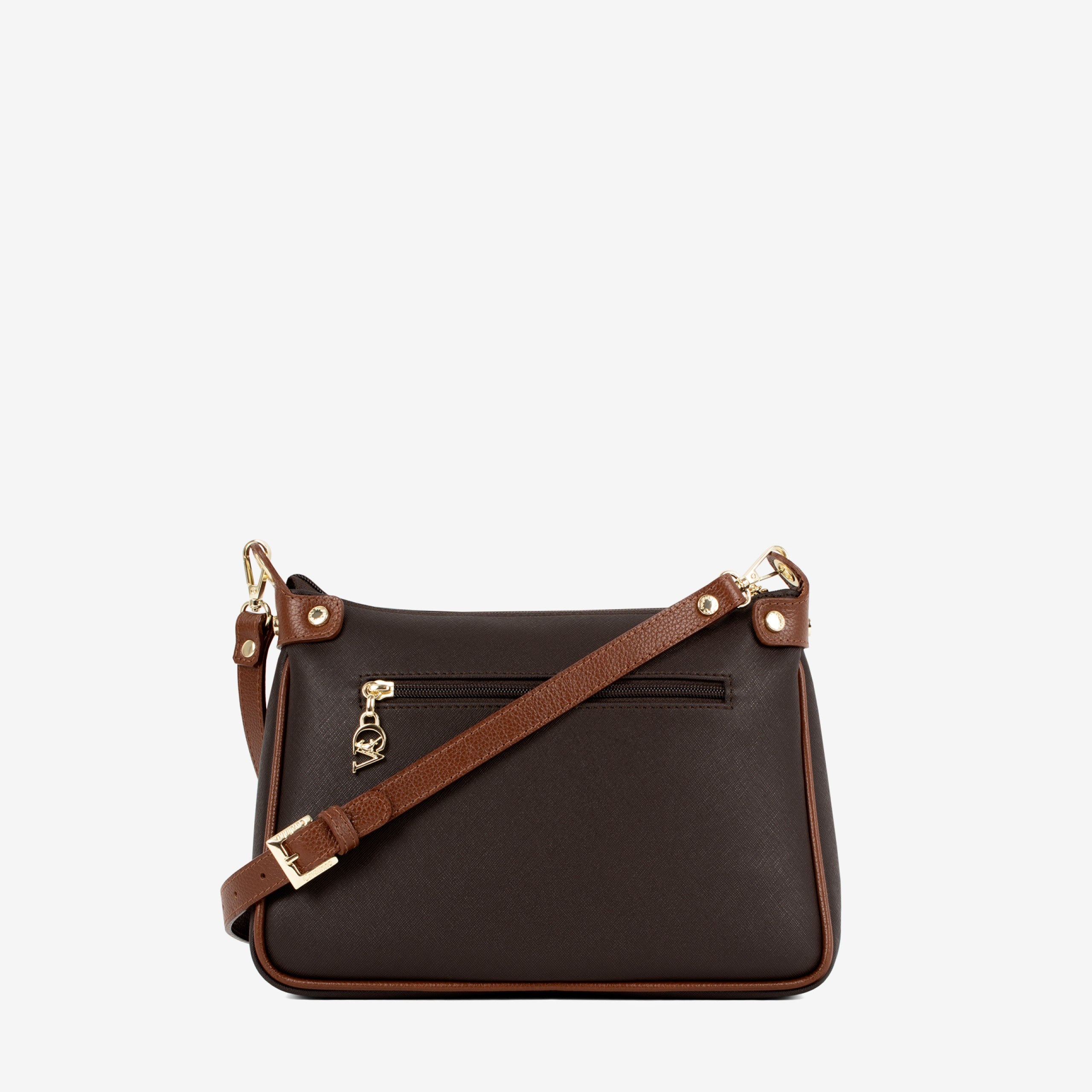 Cavalinho Origem Brown Crossbody Bag SKU 16300592.20 #color_darkbrown / saddlebrown