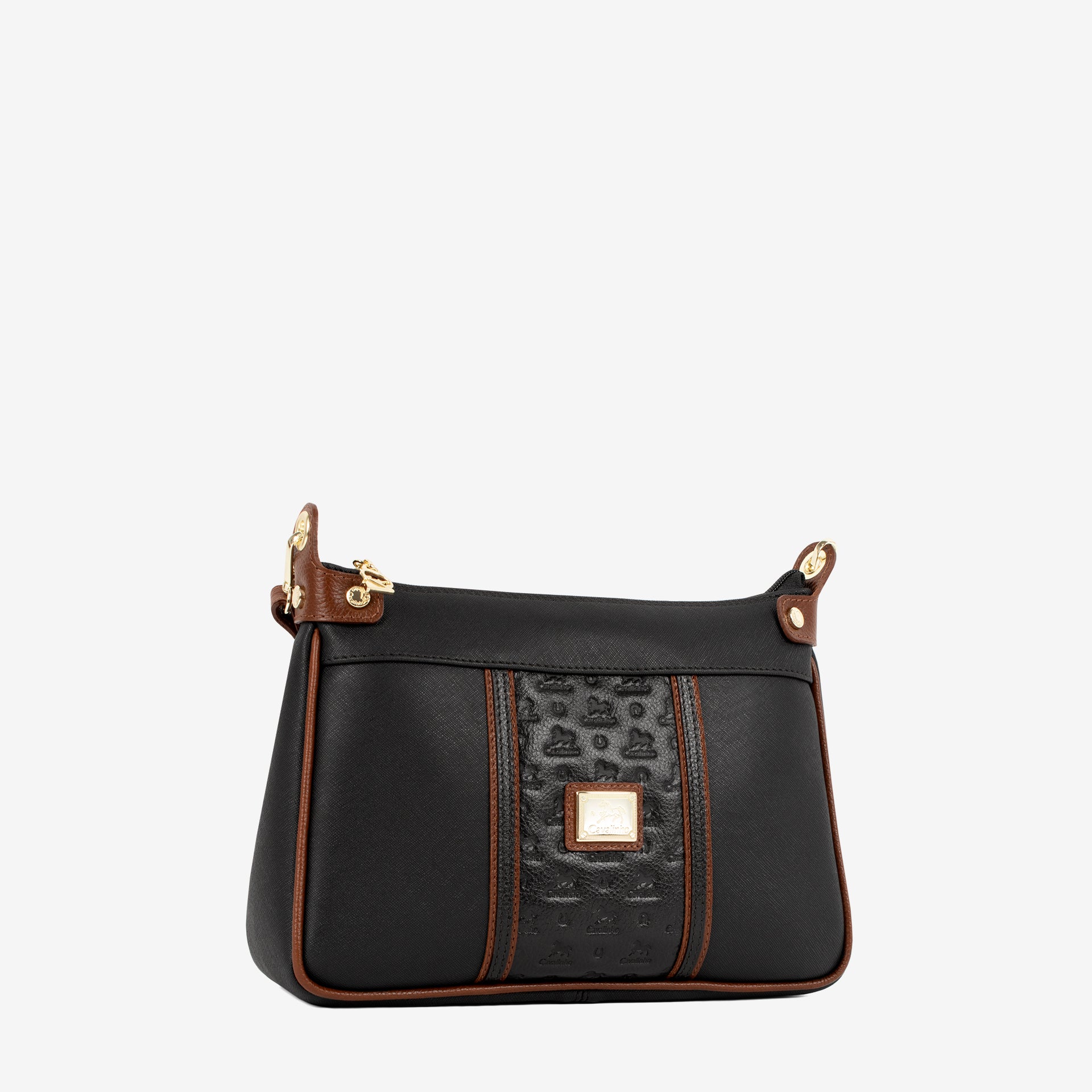 Cavalinho Origem Black Crossbody Bag SKU 16300592.32 #color_black / brown