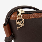 Cavalinho Origem Brown Crossbody Bag SKU 16300593.20 #color_darkbrown / saddlebrown