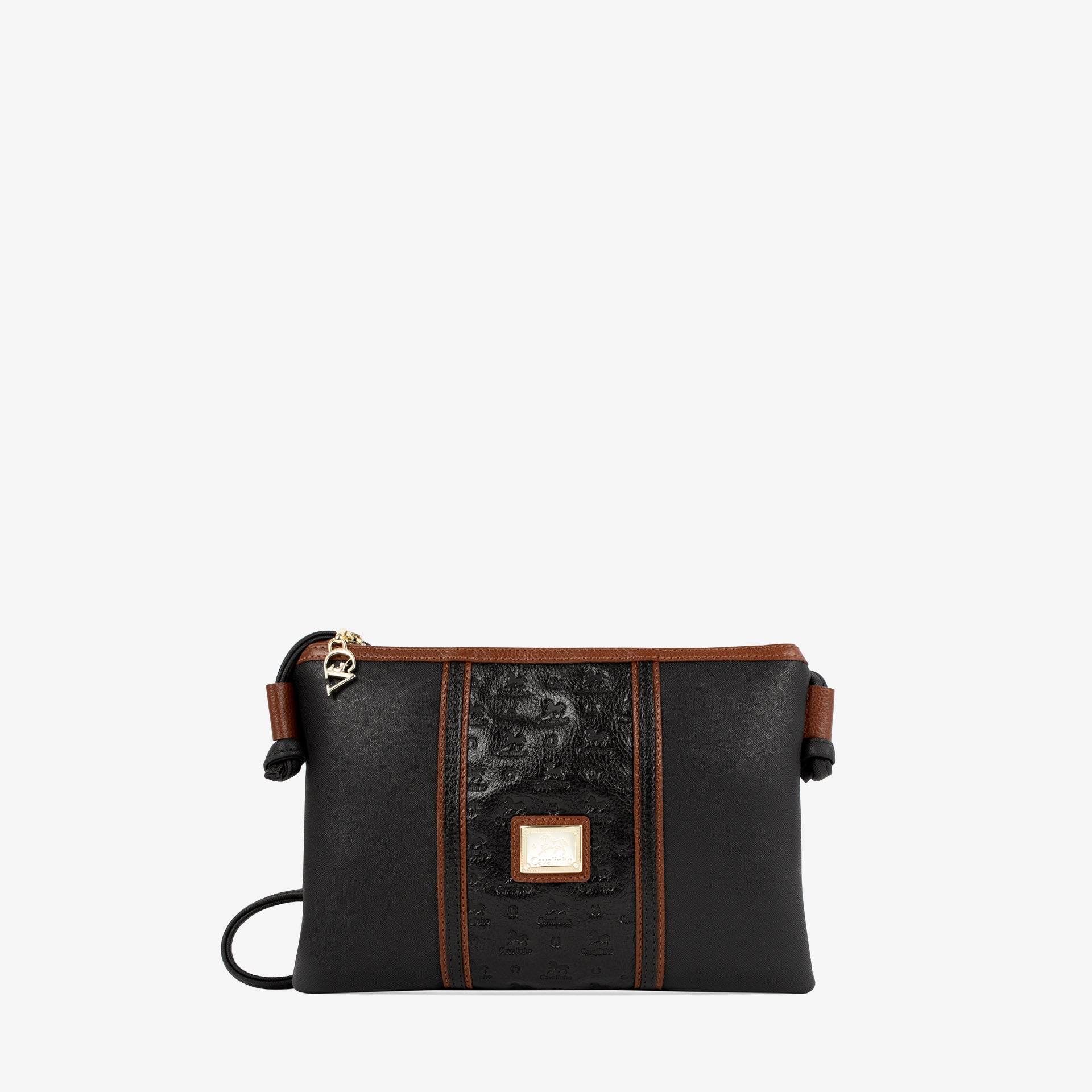 Cavalinho Origem Black Crossbody Bag SKU 16300593.32 #color_black / brown