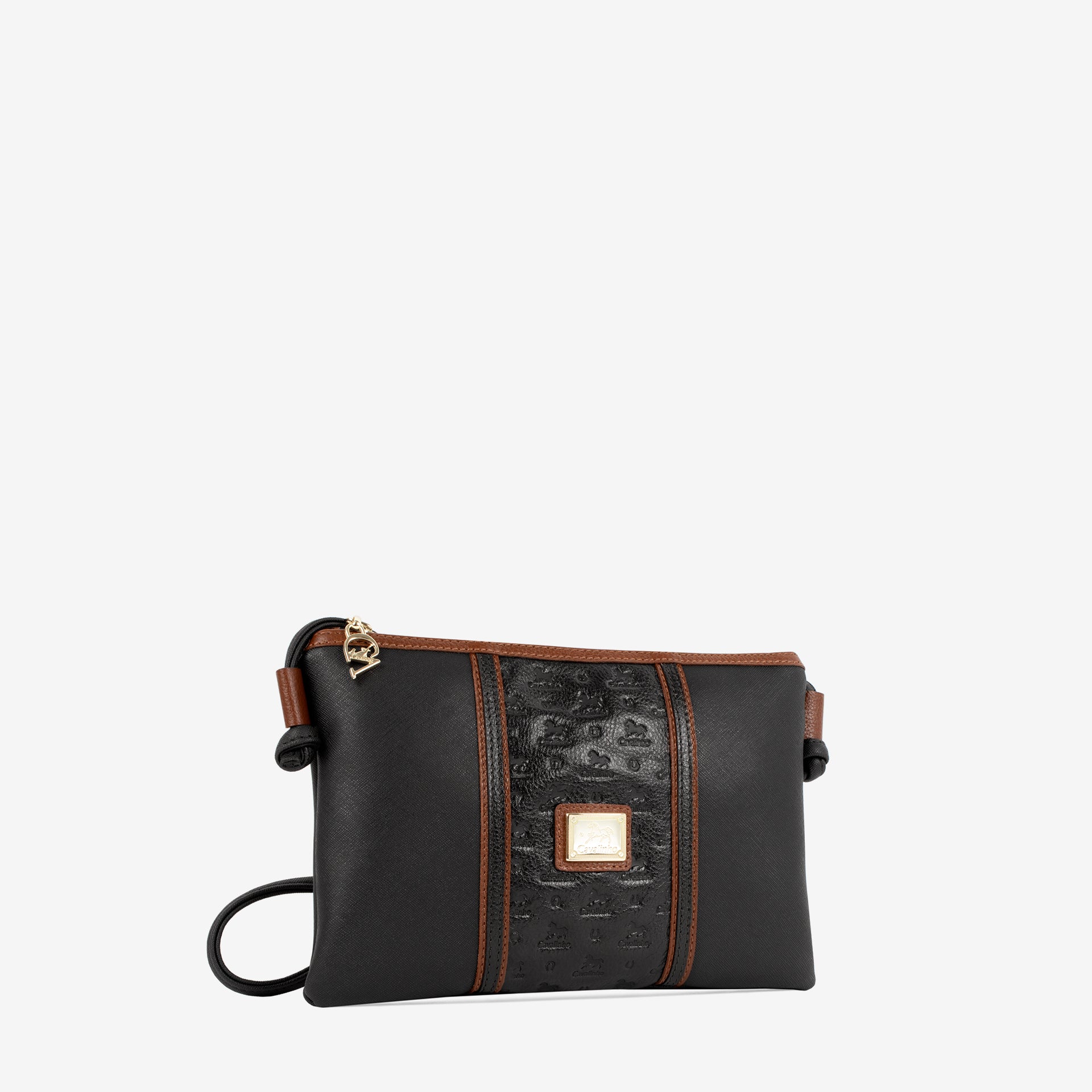 Cavalinho Origem Black Crossbody Bag SKU 16300593.32 #color_black / brown