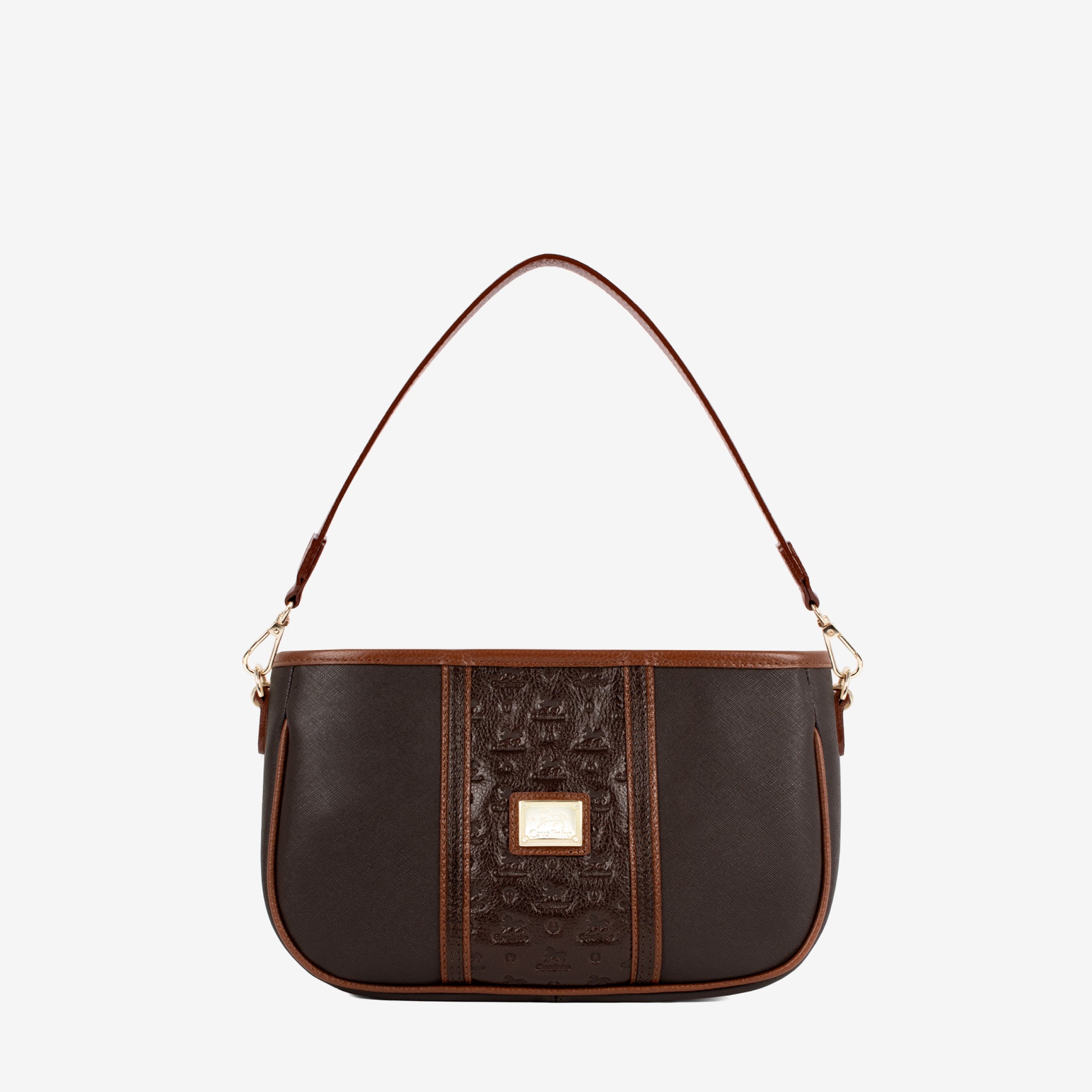 Cavalinho Origem Brown Handbag Shoulder Bag SKU 16300615.20 #color_darkbrown / saddlebrown