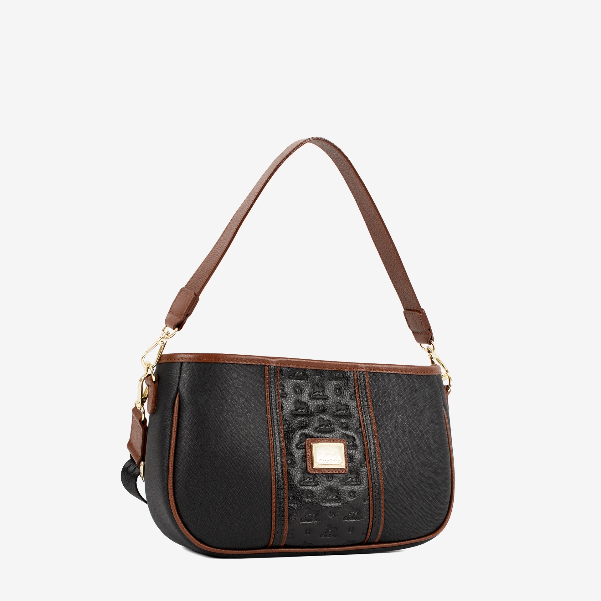 Cavalinho Origem Black Handbag Shoulder Bag SKU 16300615.32 #color_black / brown