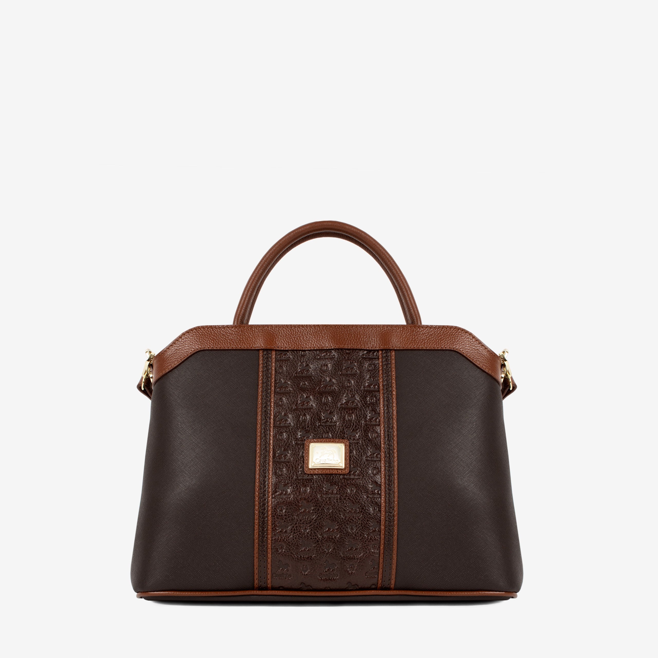 Cavalinho Origem Brown Handbag SKU 16300661.20 #color_darkbrown / saddlebrown