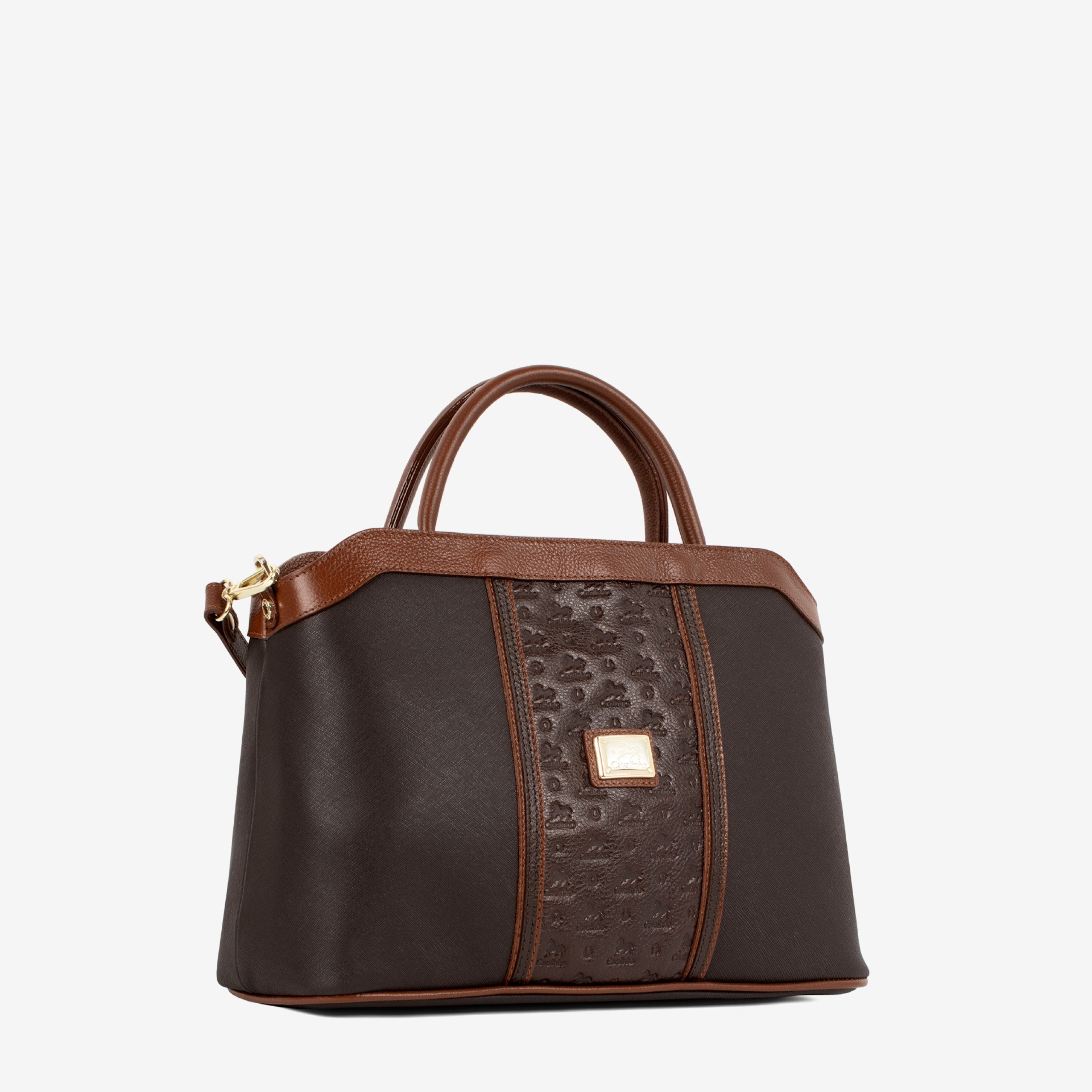 Cavalinho Origem Brown Handbag SKU 16300661.20 #color_darkbrown / saddlebrown