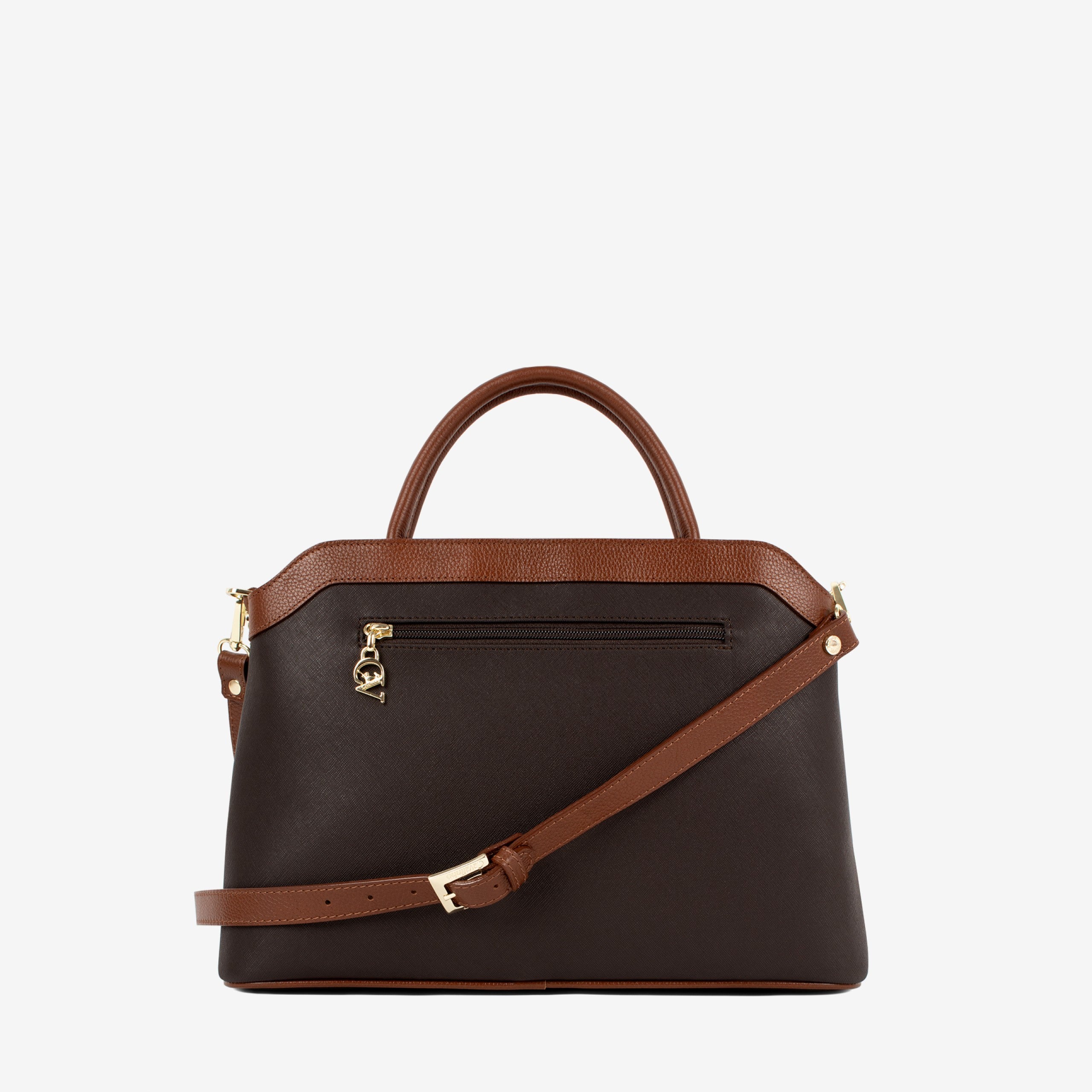 Cavalinho Origem Brown Handbag SKU 16300661.20 #color_darkbrown / saddlebrown
