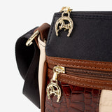 Cavalinho Essence Crossbody Bag SKU 16310373.48 #color_saddlebrown / beige / navy