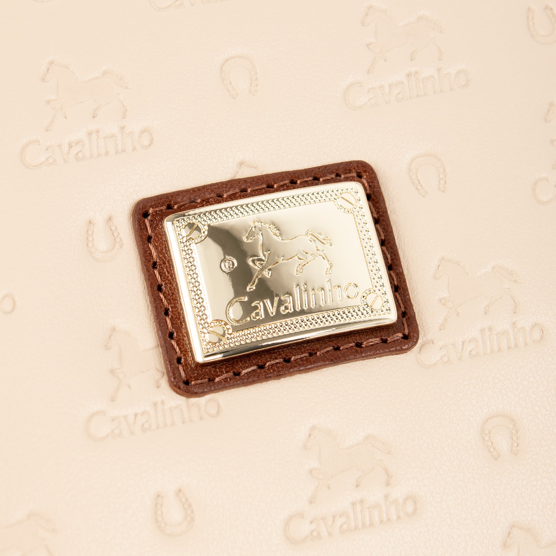 Cavalinho Essence Crossbody Bag SKU 16310373.48 #color_saddlebrown / beige / navy