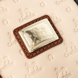 Essence Handbag SKU 16310480.48 #color_saddlebrown / beige / navy