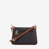 Essence Shoulder Bag SKU 16310592.48 #color_saddlebrown / beige / navy