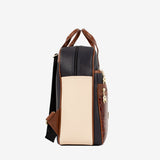 Cavalinho Essence Backpack SKU 16310609.48 #color_saddlebrown / beige / navy