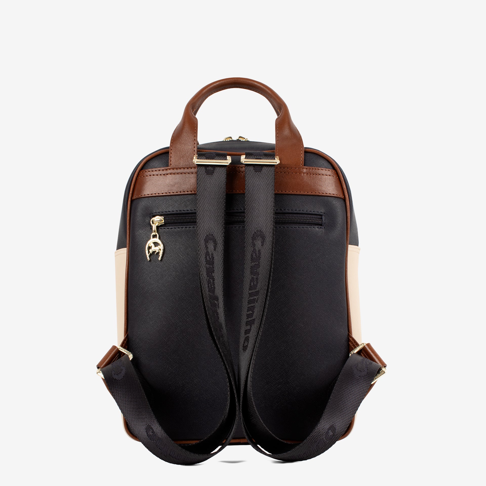 Cavalinho Essence Backpack SKU 16310609.48 #color_saddlebrown / beige / navy
