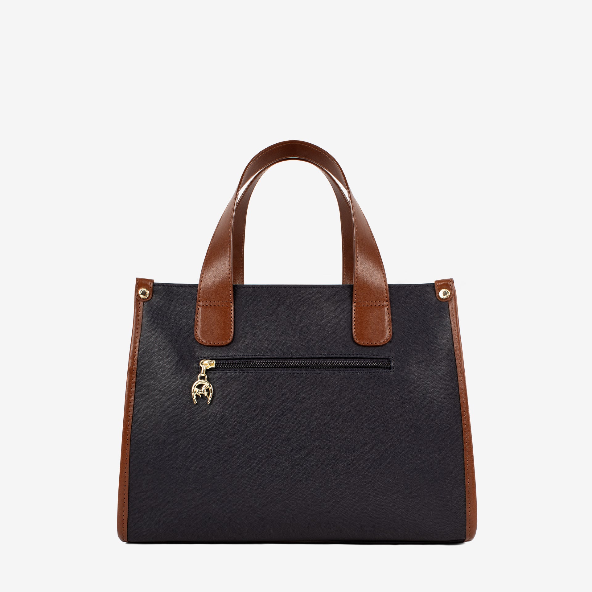 Cavalinho Essence Handbag SKU 16310611.48 #color_saddlebrown / beige / navy
