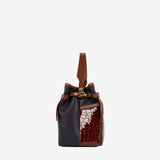 Cavalinho Essence Handbag SKU 16310627.48 #color_saddlebrown / beige / navy