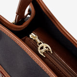 Cavalinho Essence Handbag SKU 16310627.48 #color_saddlebrown / beige / navy