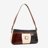 Cavalinho Essence Shoulder Bag SKU 16310663.48 #color_saddlebrown / beige / navy