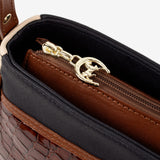Cavalinho Essence Shoulder Bag SKU 16310663.48 #color_saddlebrown / beige / navy
