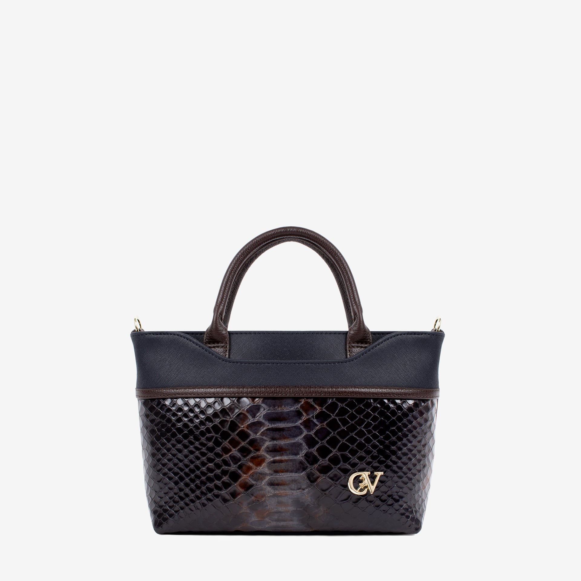 Cavalinho Memoris By CV Handbag SKU 16320635.22 #color_navy / brown