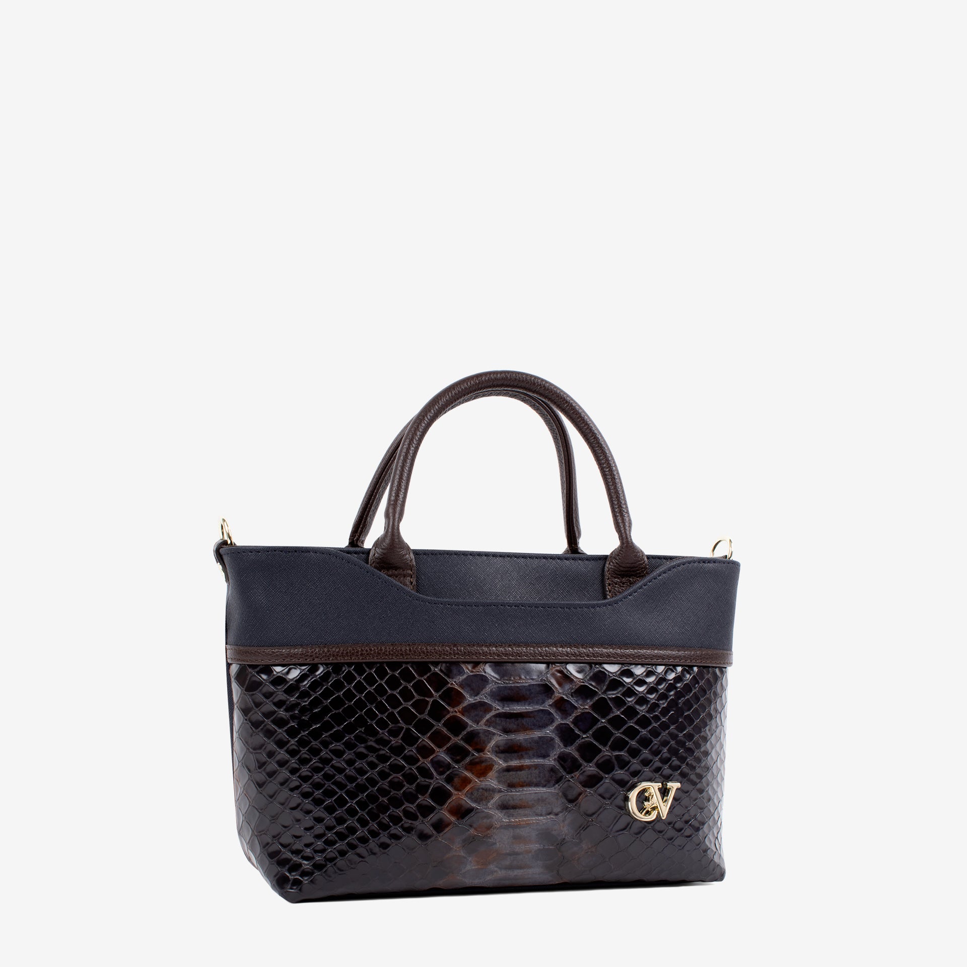 Cavalinho Memoris By CV Handbag SKU 16320635.22 #color_navy / brown