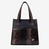 Cavalinho Memoris By CV Tote Bag SKU 16320649.22 #color_navy / brown