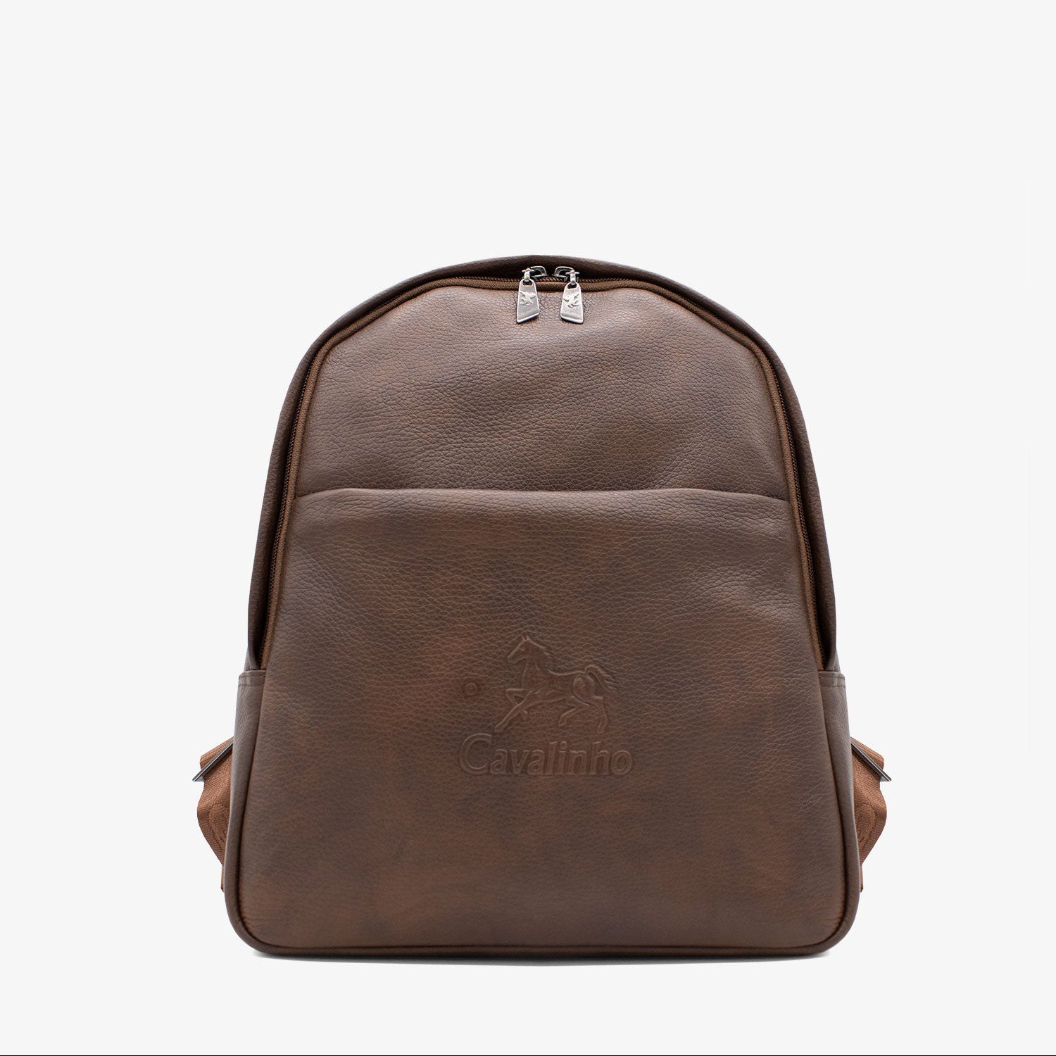 Cavalinho El Estribo Leather Backpack for men SKU 18040101.13 #color_SaddleBrown