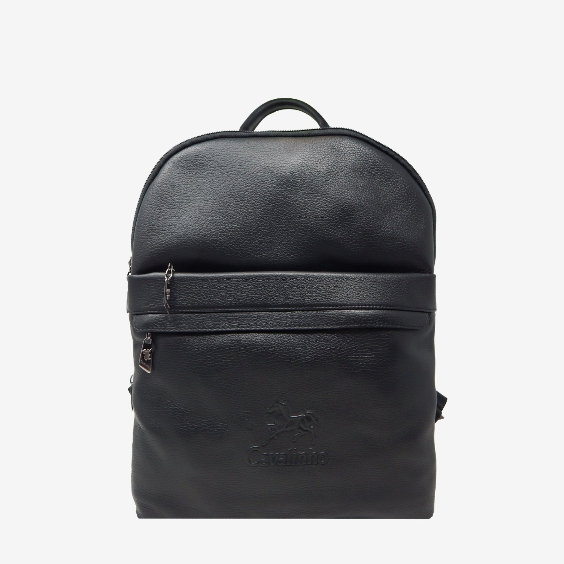 Cavalinho El Estribo Black Leather Backpack SKU 18040384.01 #color_Black