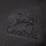 Cavalinho El Estribo Black Leather Toiletry Bag SKU 18040537.01 #color_black