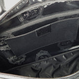 Cavalinho El Estribo Black Leather Laptop Bag 16" SKU 18040547.01 #color_black