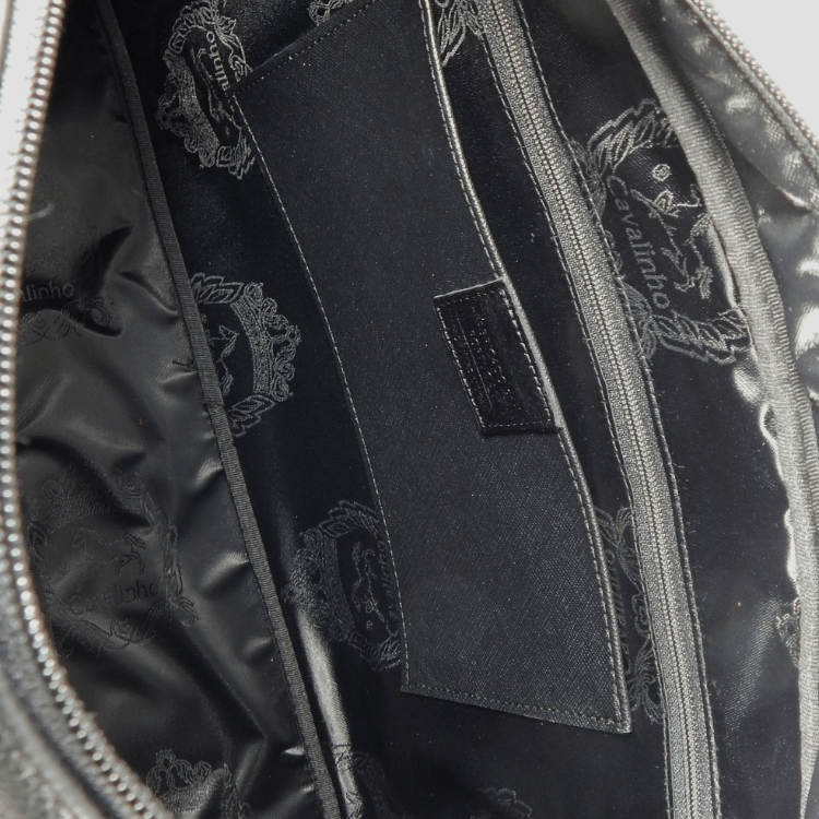 Cavalinho El Estribo Leather Laptop Bag 16" SKU 18040547.01 #color_black