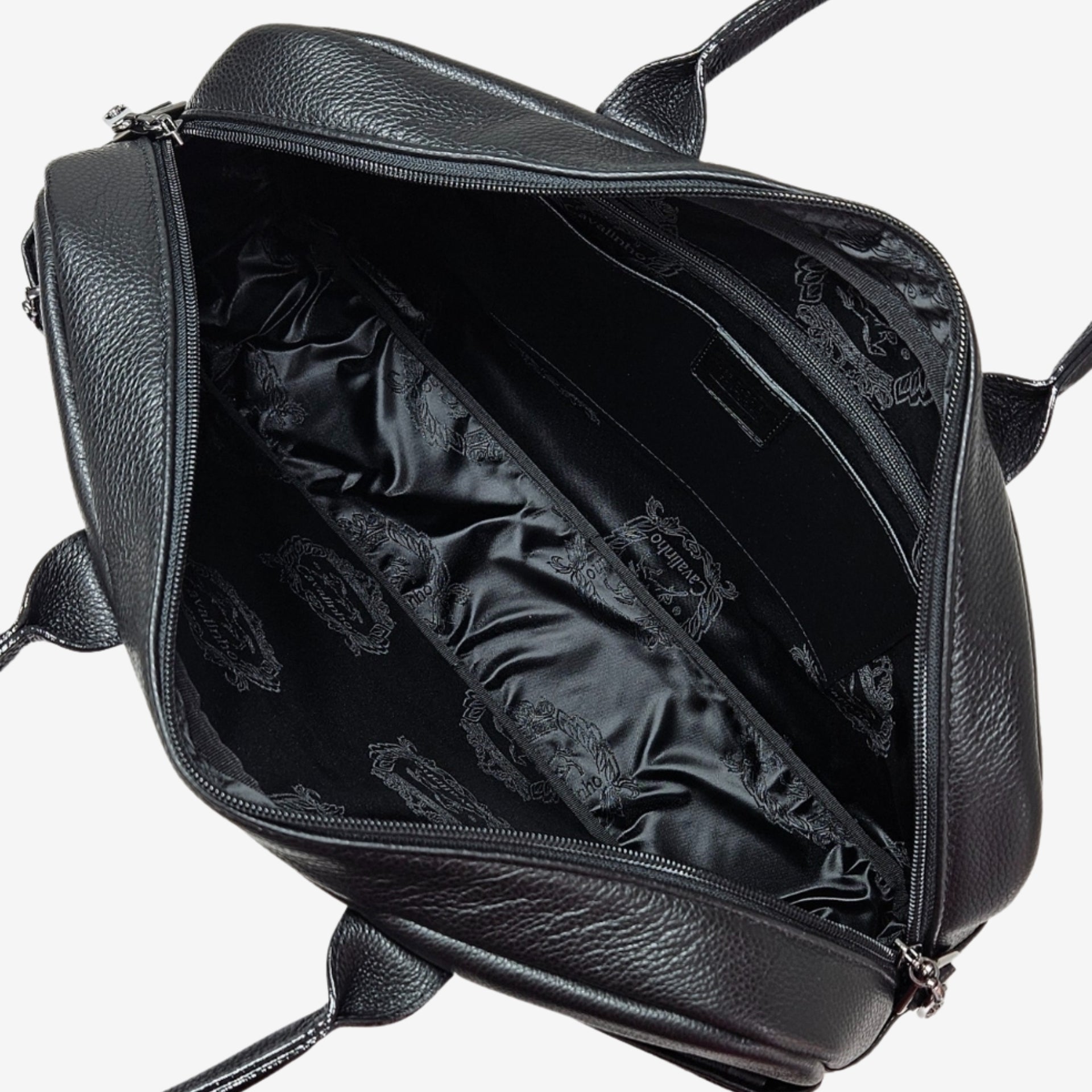 Cavalinho El Estribo Leather Laptop Bag 16" SKU 18040547.01 #color_black