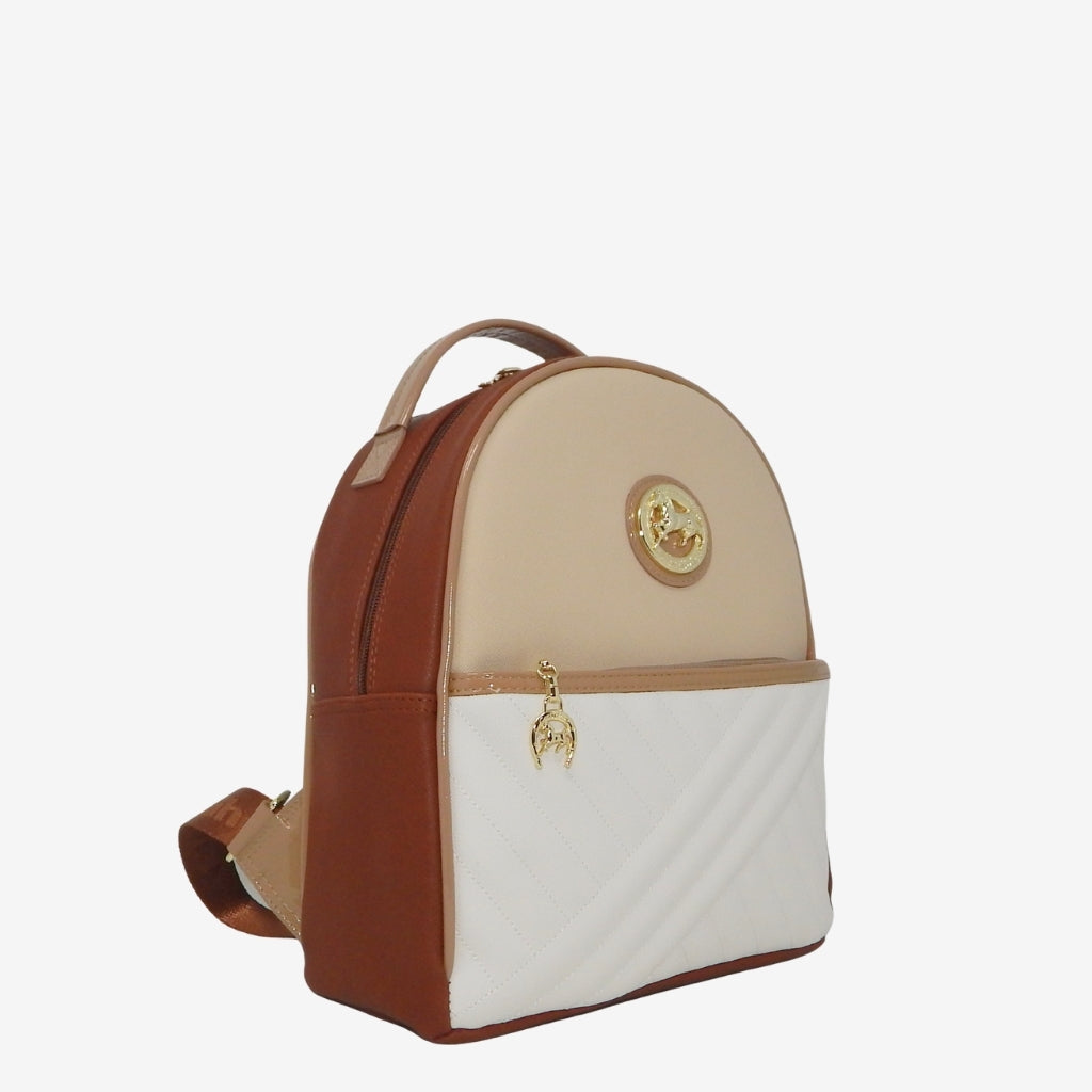 Cavalinho Ciao Bella Backpack Purse SKU 18060207.31 #color_beige / white