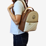 Cavalinho Ciao Bella Backpack Purse SKU 18060207.31 #color_beige / white