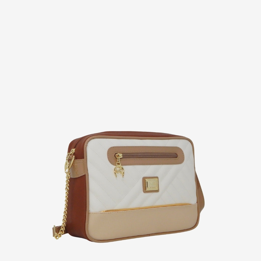 Cavalinho Ciao Bella Designer Crossbody Bag SKU 18060251.31 #color_beige / white