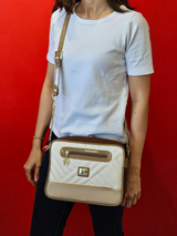 Cavalinho Ciao Bella Crossbody Bag SKU 18060251.31 #color_beige / white