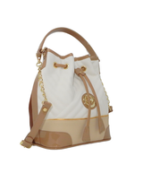 Cavalinho Ciao Bella Bucket Bag SKU 18060281.31 #color_beige / white