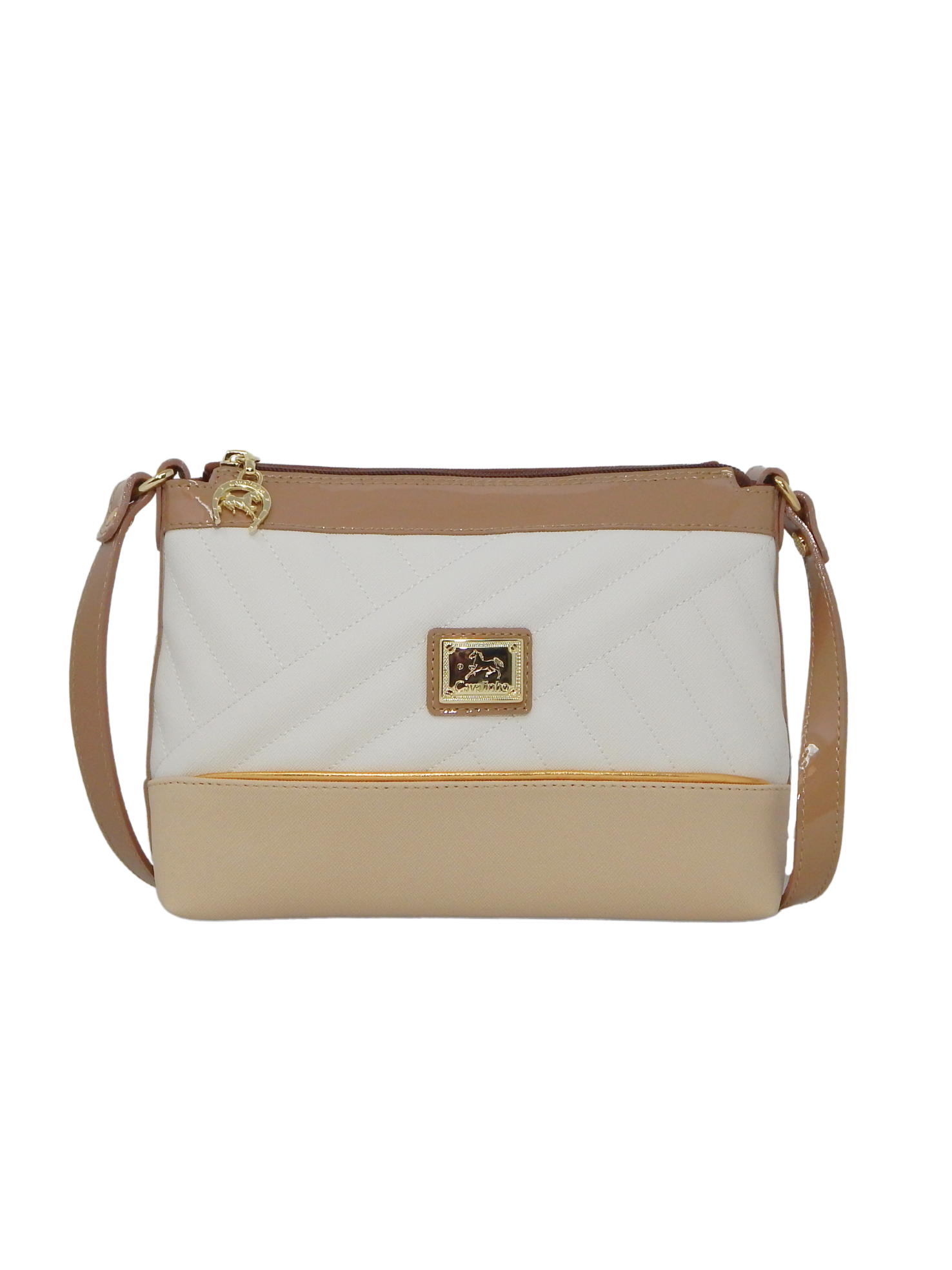 Cavalinho Ciao Bella Crossbody Bag SKU 18060374.31 #color_beige / white