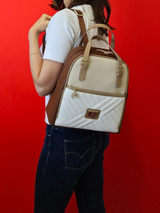 Cavalinho Ciao Bella Backpack SKU 18060519.31 #color_beige / white