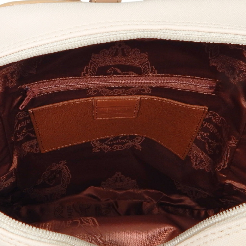 Cavalinho Ciao Bella Backpack Purse SKU 18060538.31 #color_beige / white