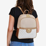 Cavalinho Ciao Bella Backpack Purse SKU 18060538.31 #color_beige / white