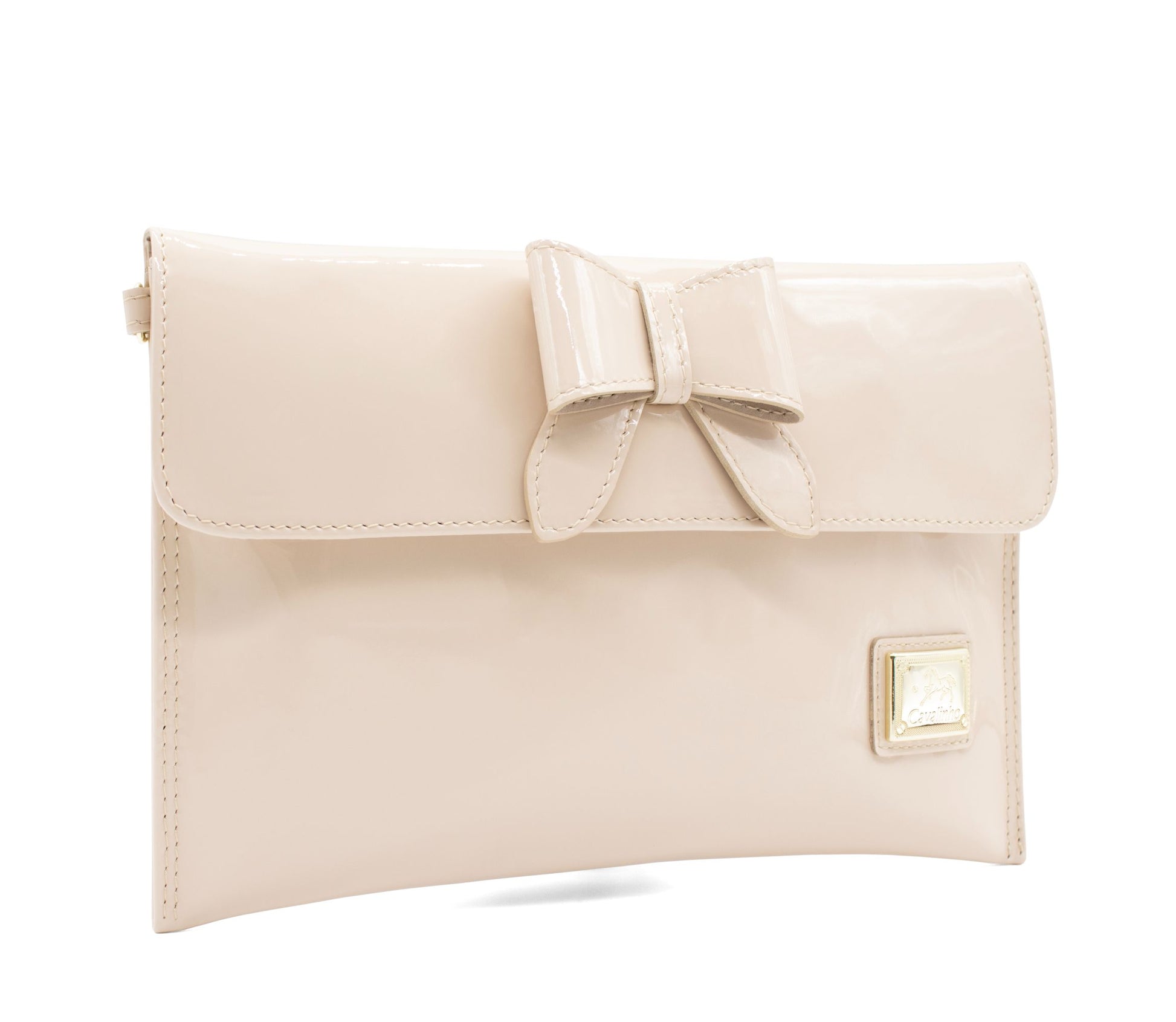 Cavalinho All In Patent Leather Clutch Bag - Beige - 18090068.05_2