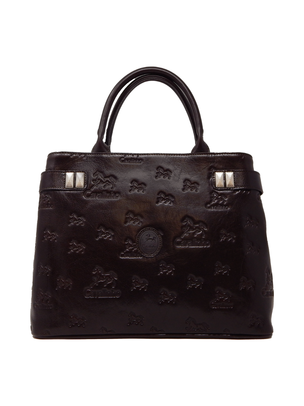 Cavalinho Signature Leather Handbag SKU 18090145.02 #color_brown