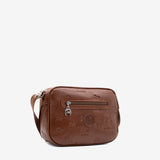 Cavalinho Cavalo Lusitano Brown Leather Crossbody Bag for Women SKU 18090190.13 #color_SaddleBrown