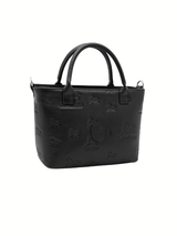 Cavalinho Cavalo Lusitano Mini Leather Handbag SKU 18090243.01 #color_black