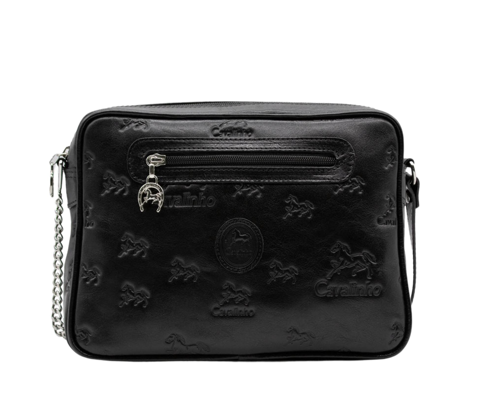 #color_ Black | Cavalinho Cavalo Lusitano Leather Crossbody Bag - Black - 18090251.01_1